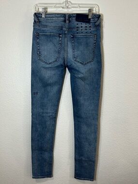 Ksubi Mid-Rise Slim-Fit Jeans In Blue 29